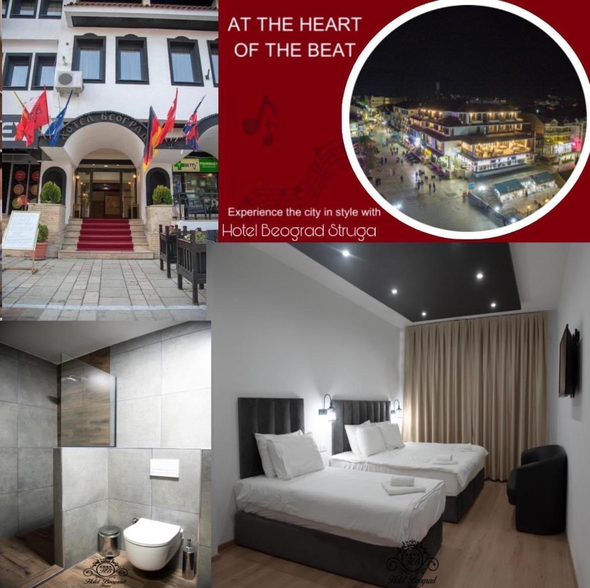 Hotel Beograd Струга Екстер'єр фото